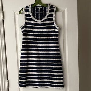 Max Studio navy sleeveless dress